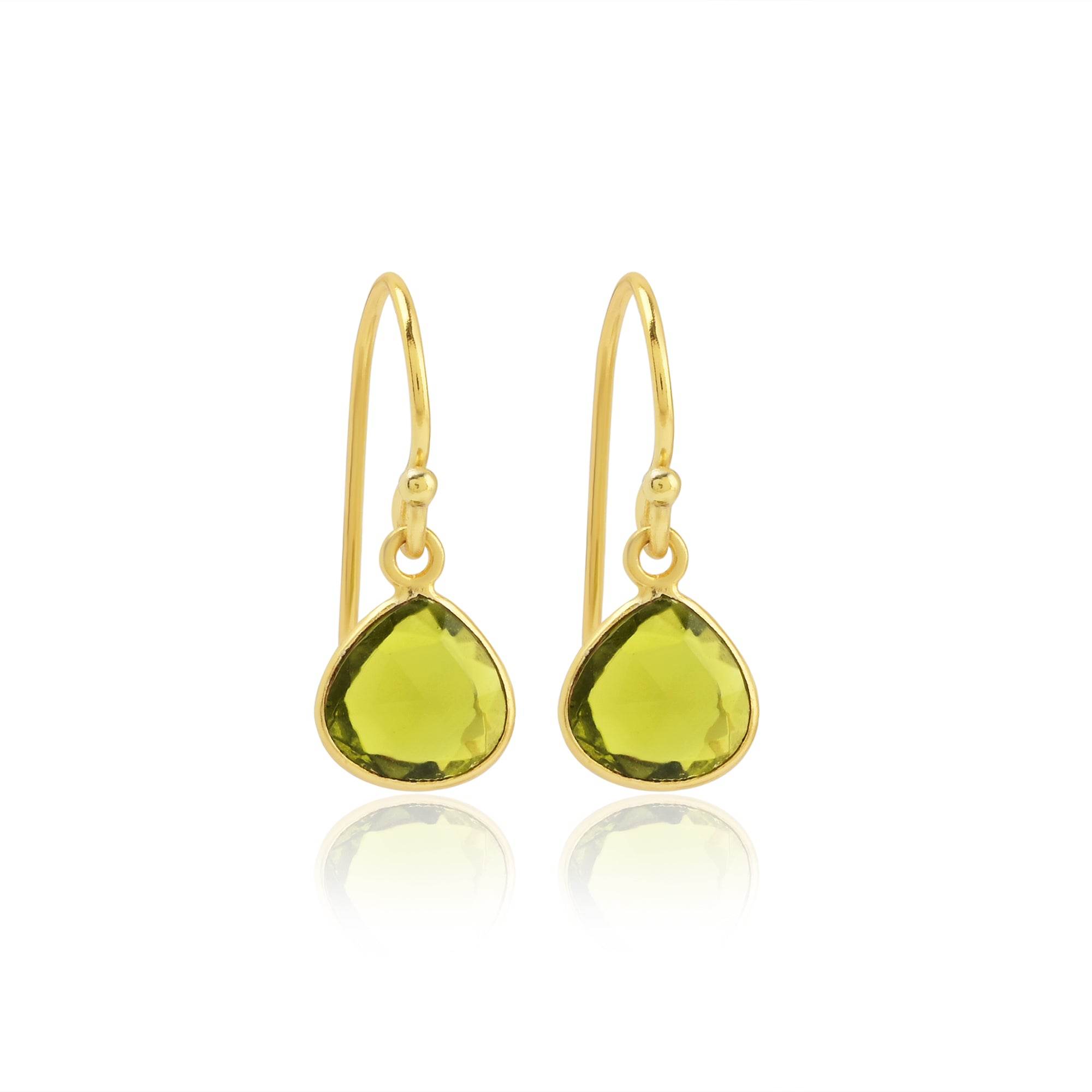Moonstone Drop Earrings - La Vitá Jewels