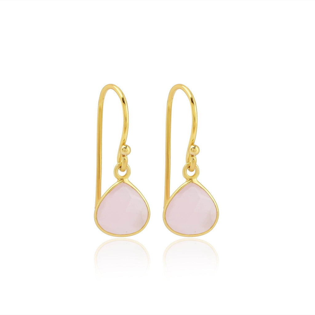 Moonstone Drop Earrings - La Vitá Jewels