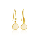 Rainbow Moonstone Dangle Earrings