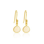 Moonstone Drop Earrings - La Vitá Jewels