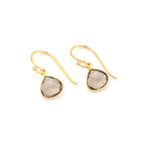Moonstone Drop Earrings - La Vitá Jewels