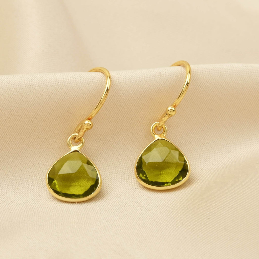 Moonstone Drop Earrings - La Vitá Jewels