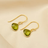 Rainbow Moonstone Dangle Earrings