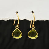 Rainbow Moonstone Dangle Earrings