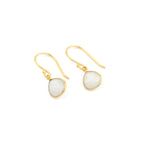 Moonstone Drop Earrings - La Vitá Jewels