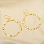Spiral Circle Earrings - La Vitá Jewels