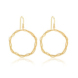 Spiral Circle Earrings