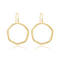 Spiral Circle Earrings - La Vitá Jewels