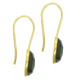 22k  Labradorite  Dangle Earrings