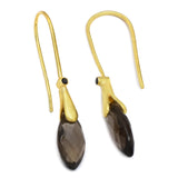 Smoky Black CZ  Dangle Earrings