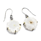 Solar Quartz Dangle Earrings