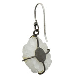 Solar Quartz Dangle Earrings