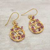 Amethyst  Dangle Earrings