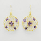 Amethyst  Dangle Earrings