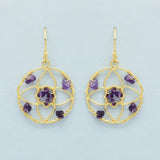 Amethyst  Dangle Earrings