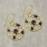 Amethyst  Dangle Earrings