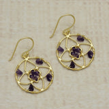 Amethyst  Dangle Earrings