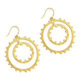 Round Dangle Earrings