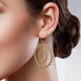 Round Dangle Earrings