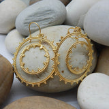 Round Dangle Earrings