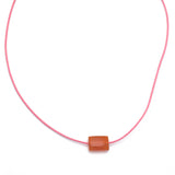 Carnelian Gemstone Pendant Necklaces