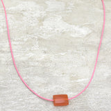 Carnelian Gemstone Pendant Necklaces