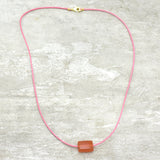 Carnelian Gemstone Pendant Necklaces