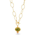 Green Tourmaline and Ruby Drop Necklaces - La Vitá Jewels