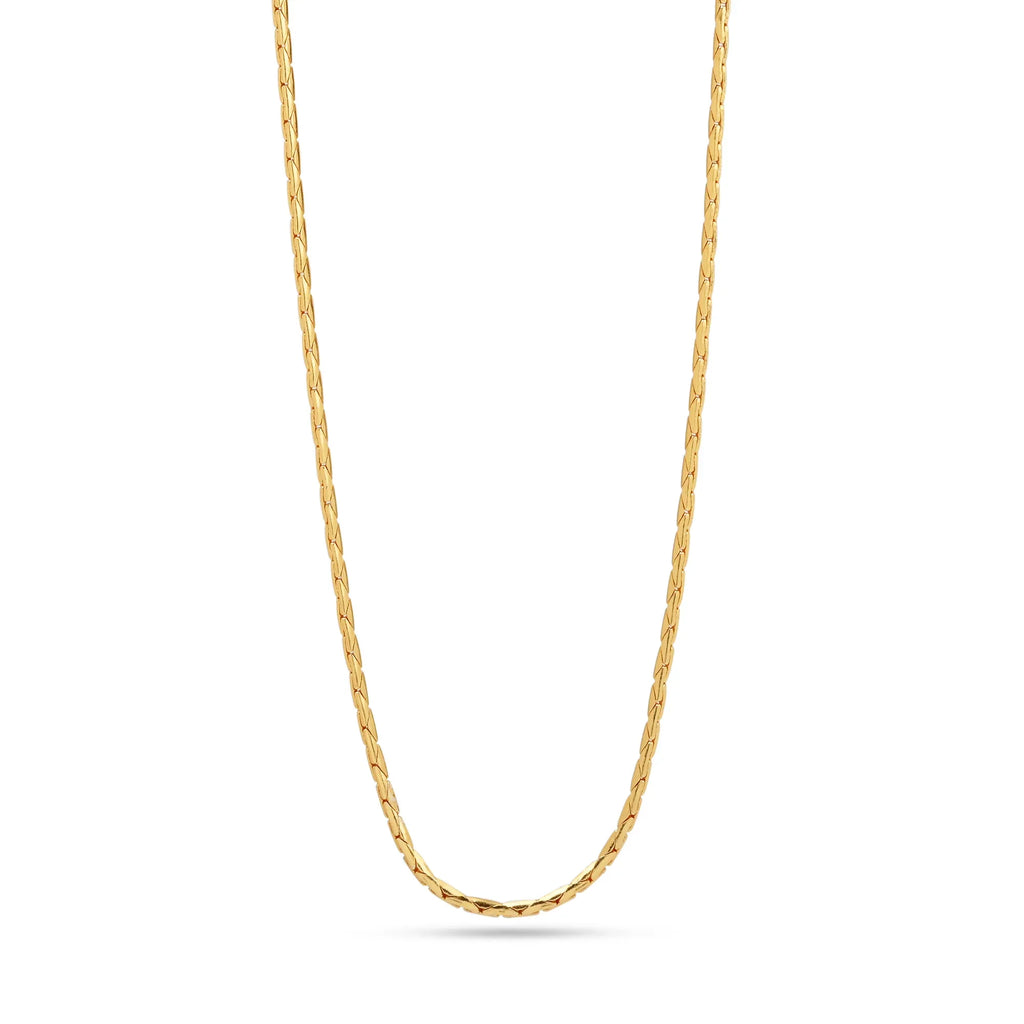 Gold Snake Chain Necklaces - La Vitá Jewels