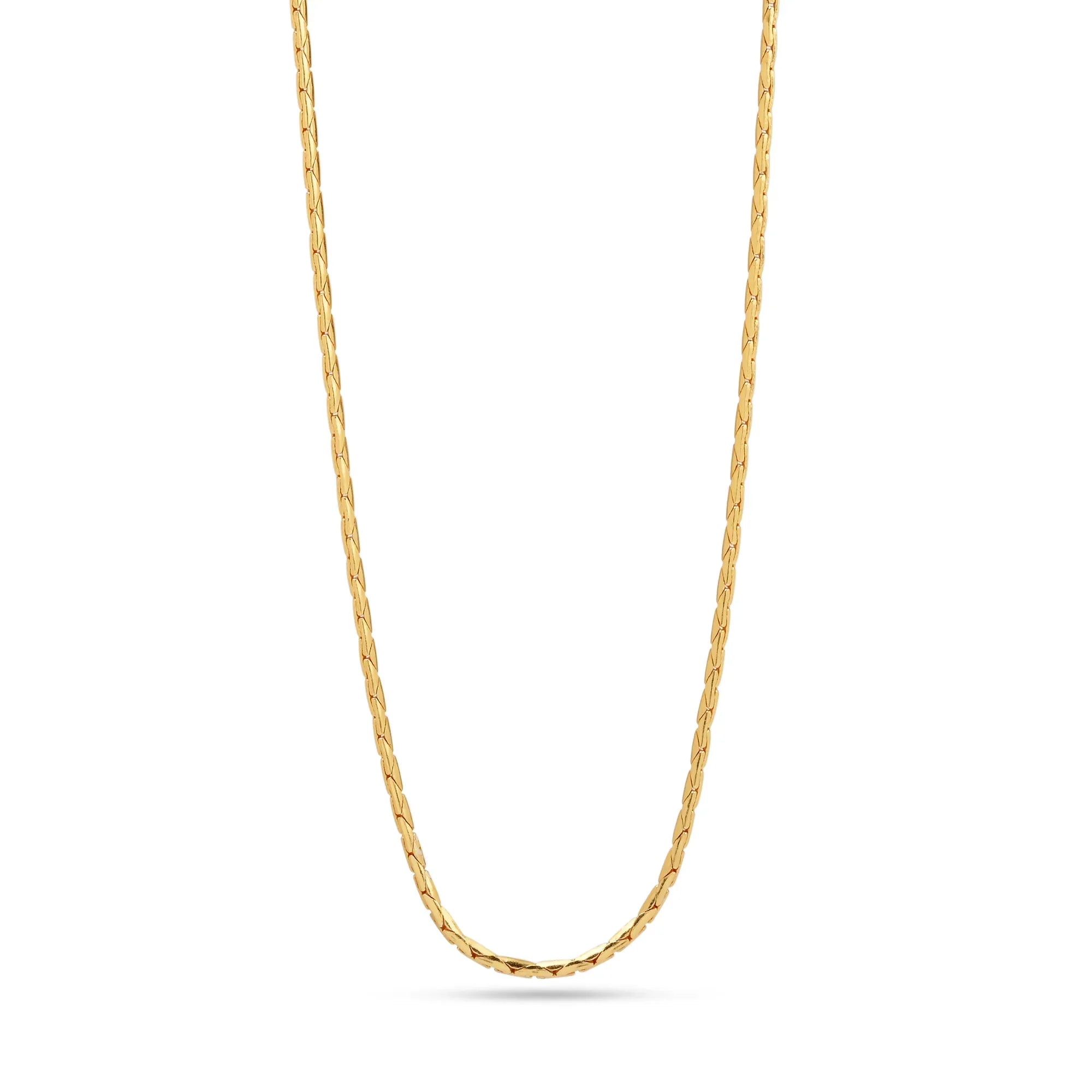 Gold Snake Chain Necklaces - La Vitá Jewels