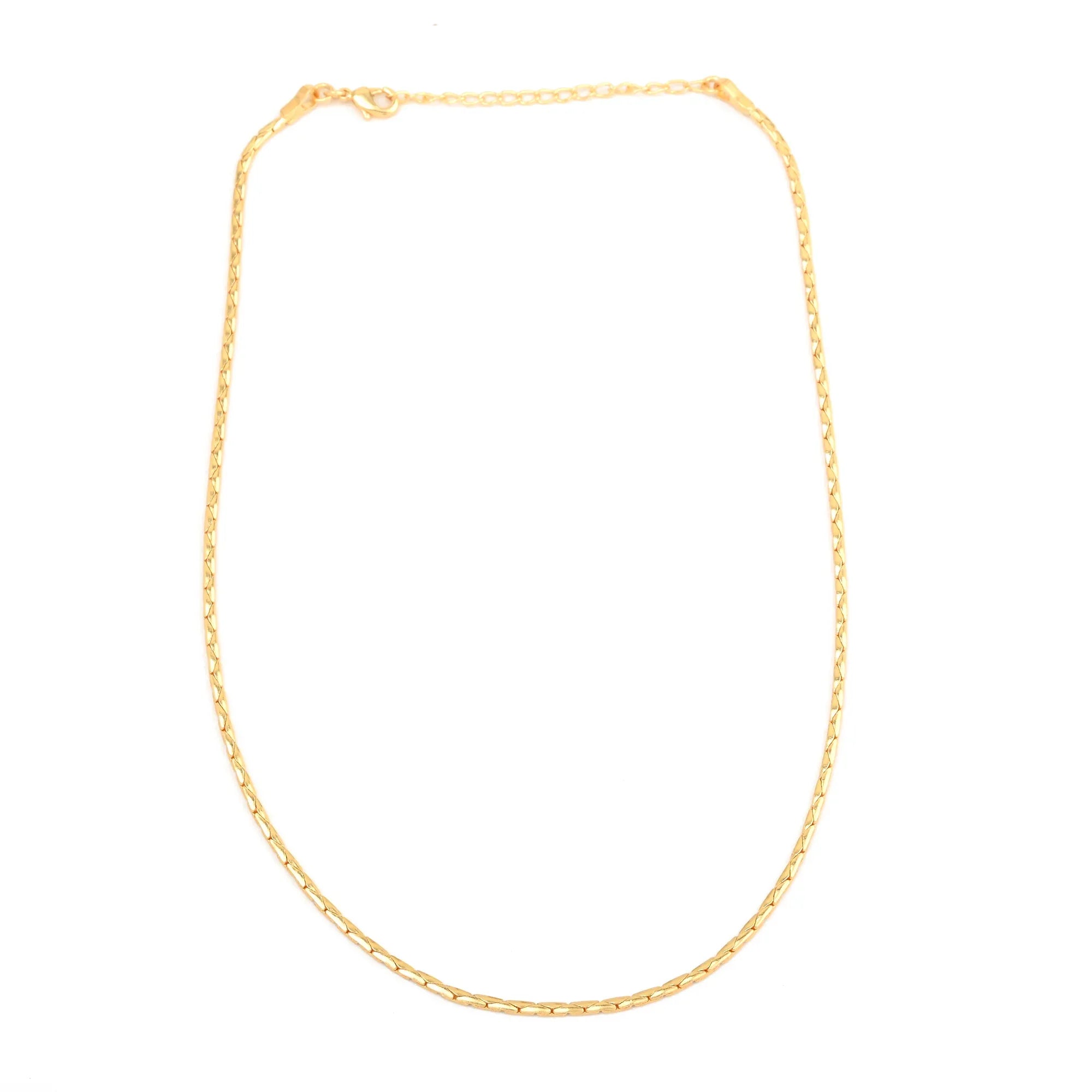 Gold Snake Chain Necklaces - La Vitá Jewels