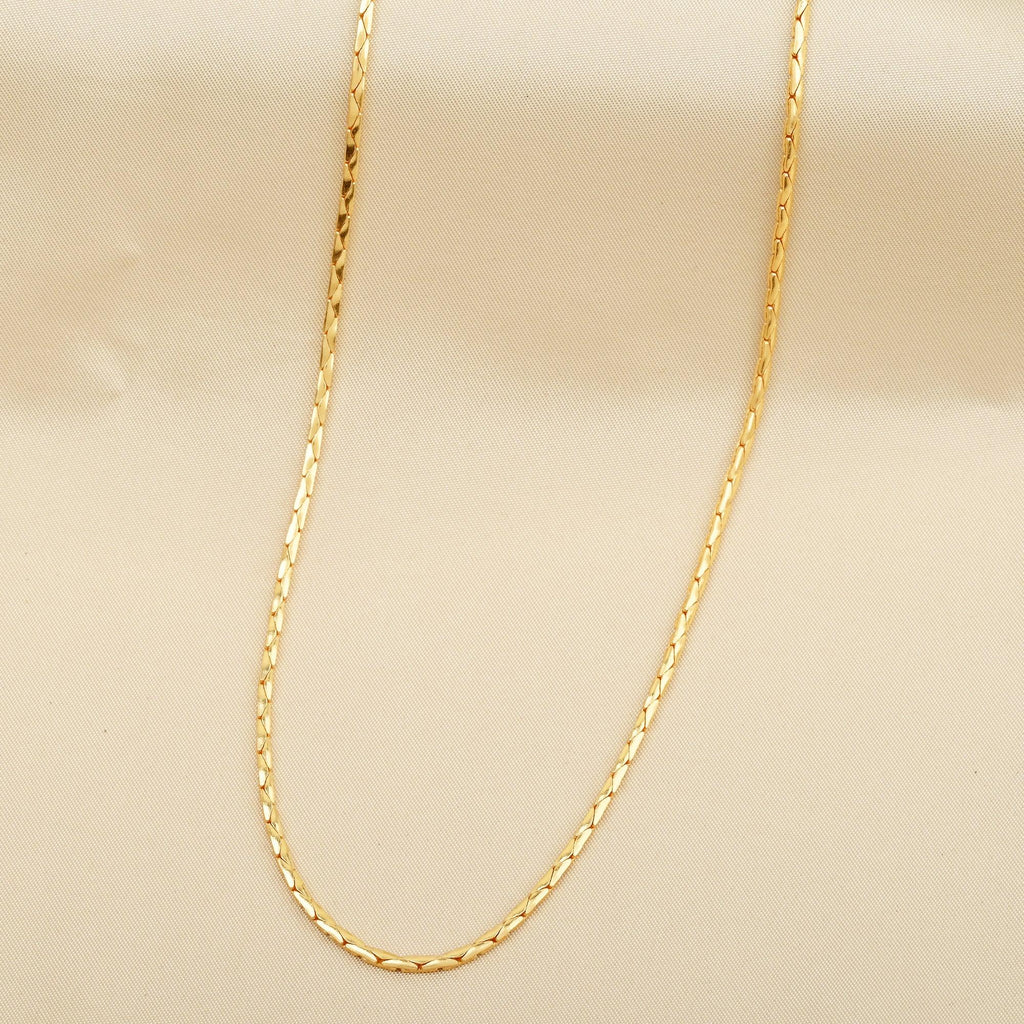 Gold Snake Chain Necklaces - La Vitá Jewels