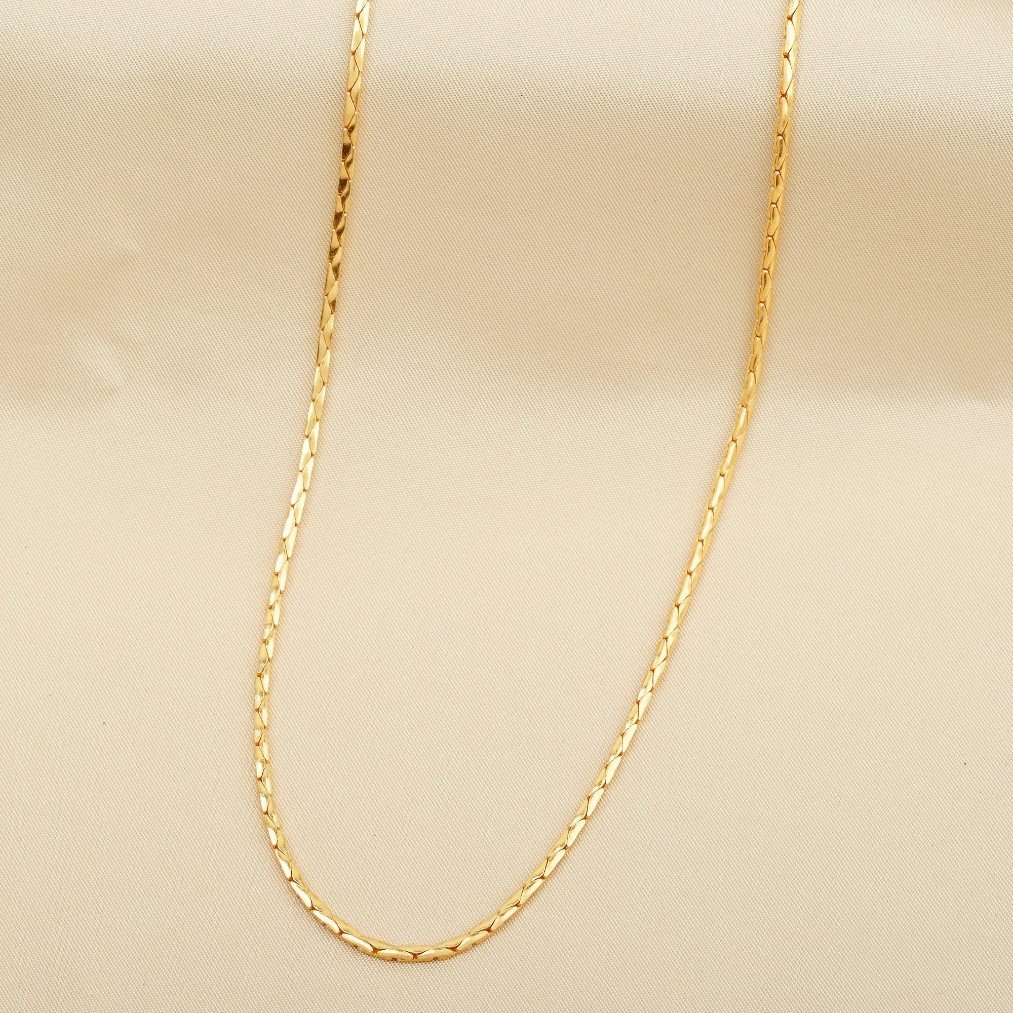Gold Snake Chain Necklaces - La Vitá Jewels