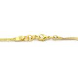 Brass Snake bone Flat Chain