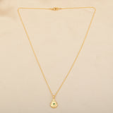 Green CZ Drop Shape Necklaces