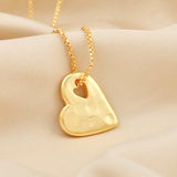Tilted Heart Necklace