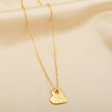Tilted Heart Necklace