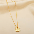 Tilted Heart Necklace - La Vitá Jewels
