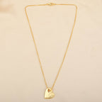 Tilted Heart Necklace - La Vitá Jewels