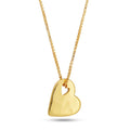 Tilted Heart Necklace - La Vitá Jewels
