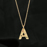 Multi CZ Alphabet Necklace