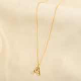 Multi CZ Alphabet Necklace