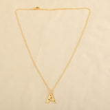 Multi CZ Alphabet Necklace