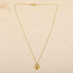 Labradorite and Blue CZ Evil Eye Necklaces - La Vitá Jewels