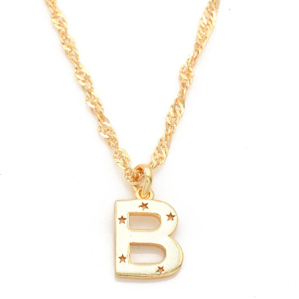 Custom Letter Pendant Necklace - La Vitá Jewels