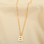 Custom Letter Pendant Necklace - La Vitá Jewels