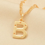Custom Letter Pendant Necklace - La Vitá Jewels