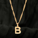 Custom Letter Pendant Necklace - La Vitá Jewels