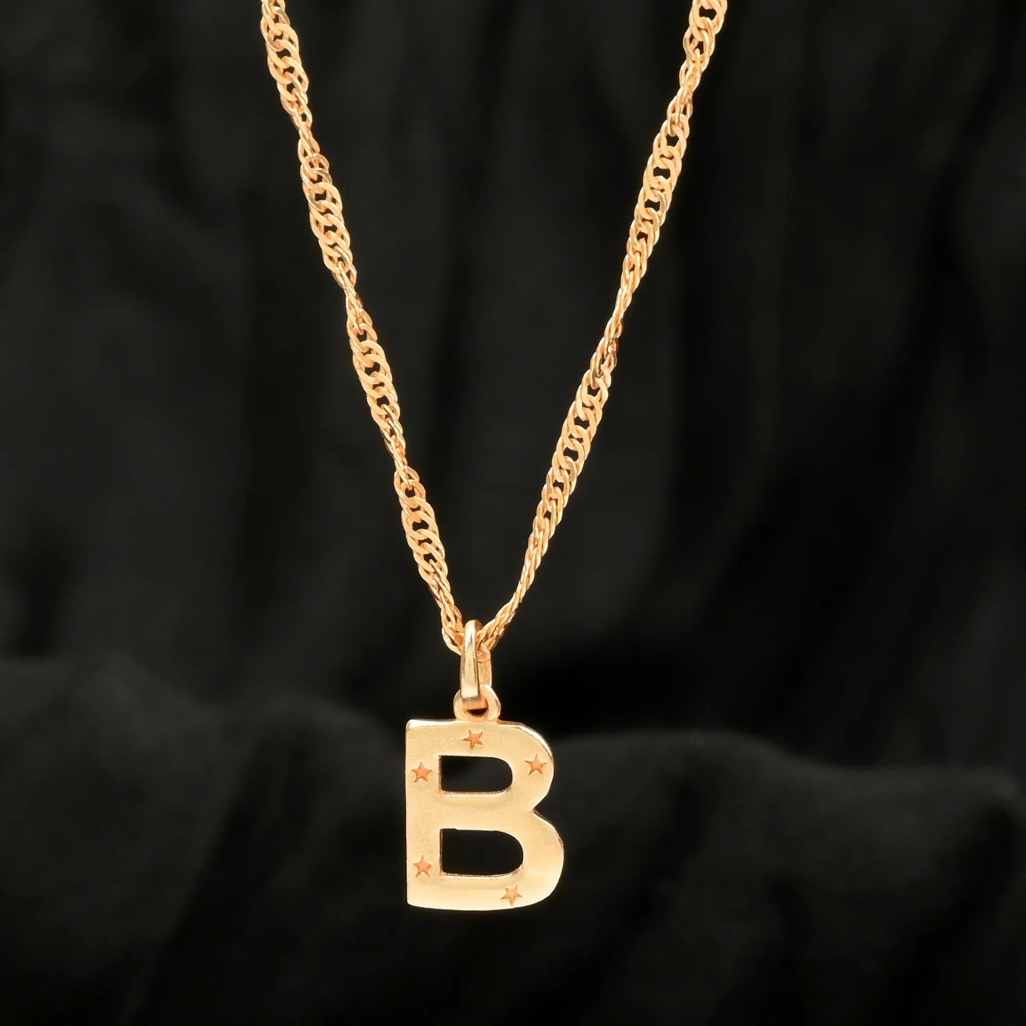 Custom Letter Pendant Necklace - La Vitá Jewels