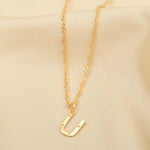 Custom Letter Pendant Necklace - La Vitá Jewels